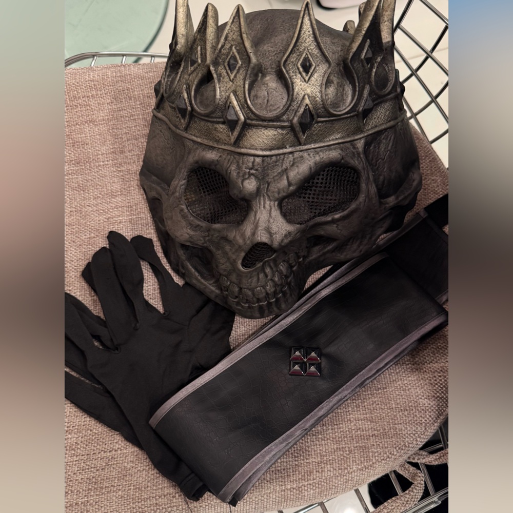 Skeleton King Halloween Mens Costume XL